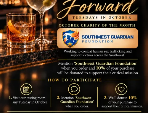 October Pouring it Forward | Charity Tuesdays at Carefree Spirits Distillery