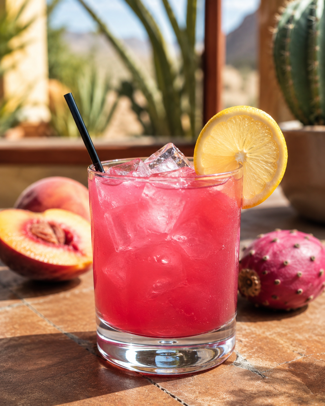 The Prickly Peach cocktail