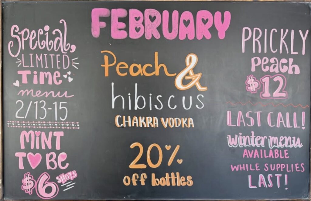 February Tasting Room Specials 2026