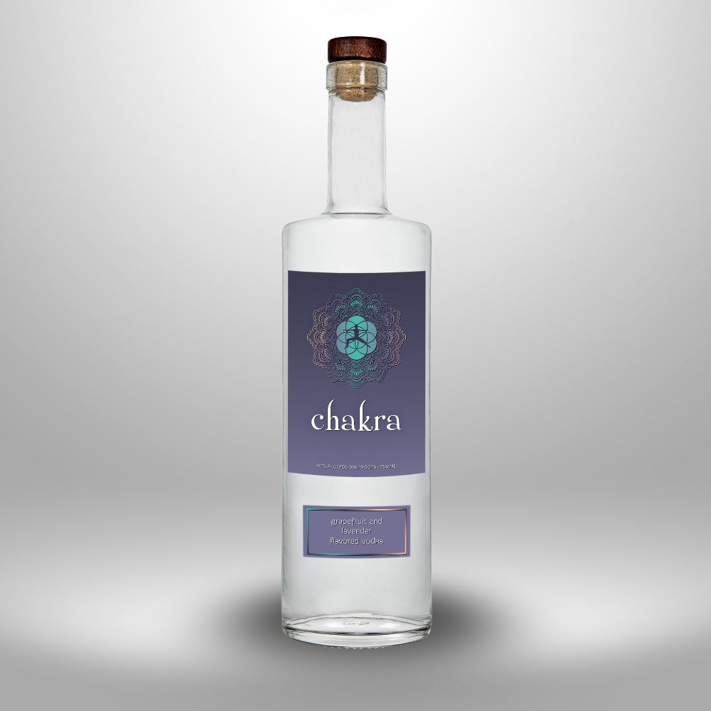 grapefruit lavendar flavored chakra vodka