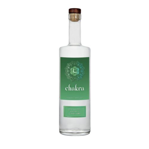 green tea mint matcha flavored chakra vodka
