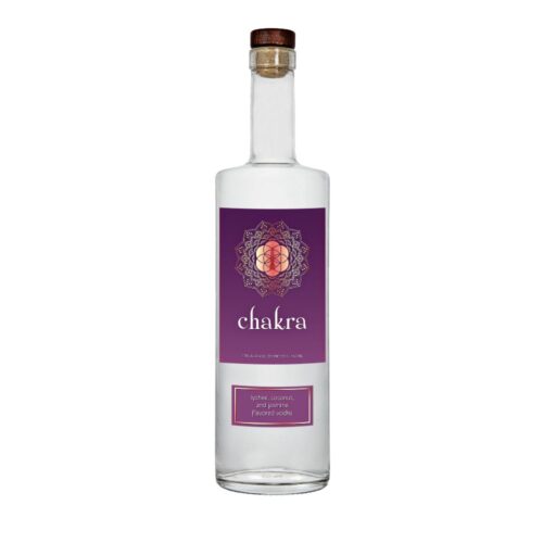 lychee coconut jasmine flavored chakra vodka