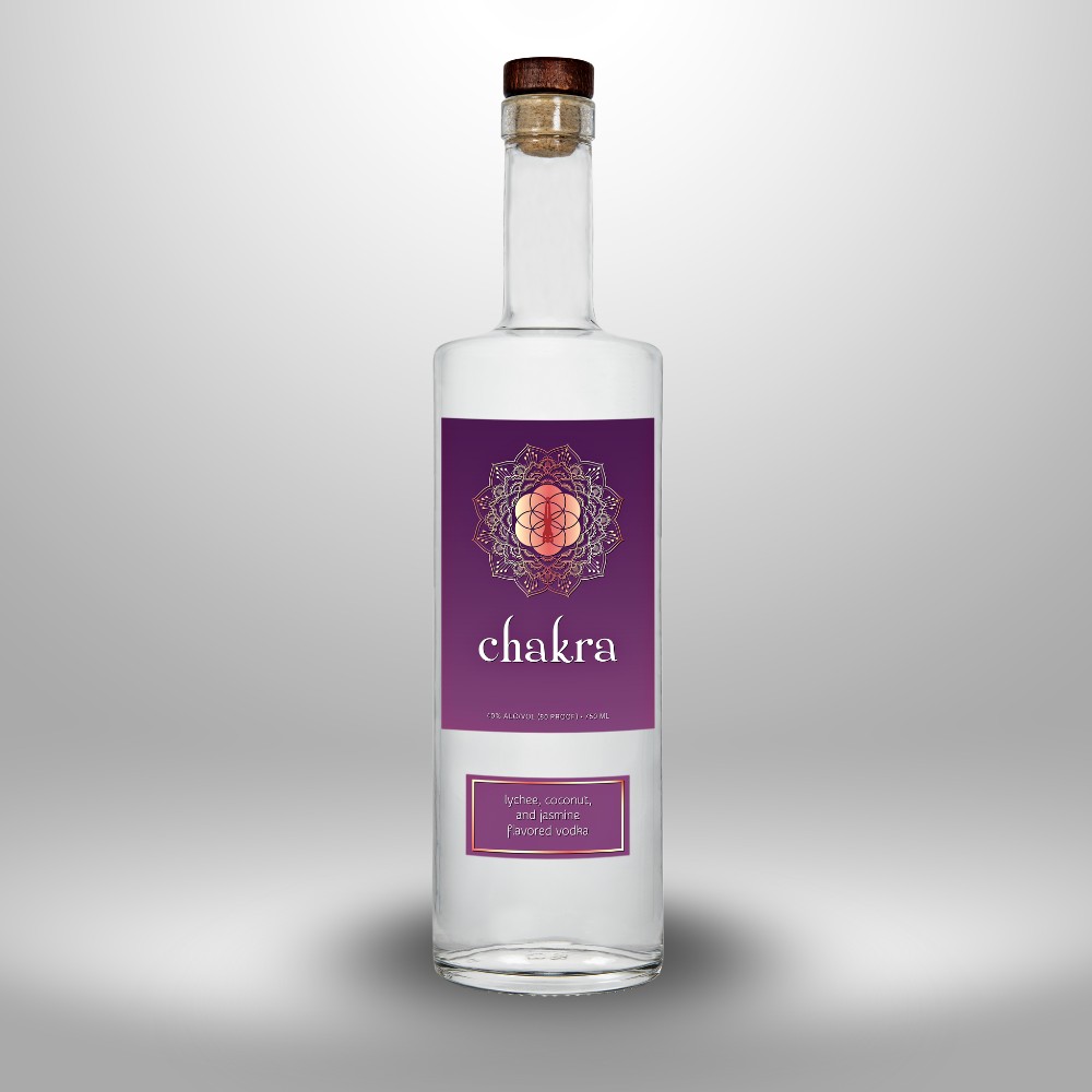 lychee coconut jasmine flavored chakra vodka